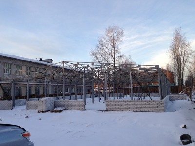 Фото-Строительство торгового центра в г. Мирный-136