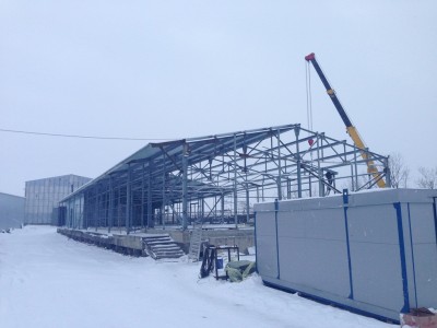 Фото-Строительство склада для ОАО «АЛВИЗ»-61