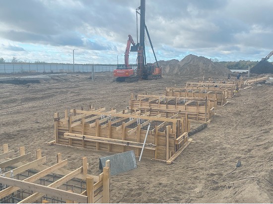 Устройство кустовых и ленточных ростверков, плита по грунту